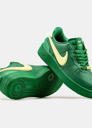 Кроссовки мужские nike air force 1 low x ambush зеленые, найк аир форс, низкие форсы, унисекс7 фото