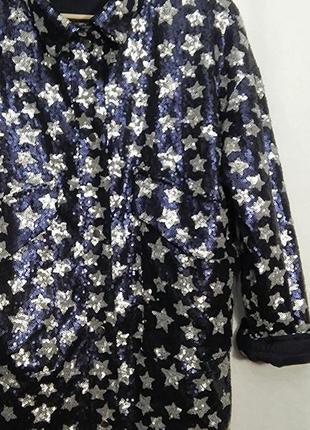 Zara trafaluc collection, куртка сорочка в зірки6 фото