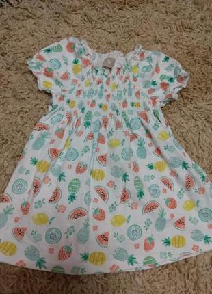 Літнє плаття для дівчинки 1-2 рочки