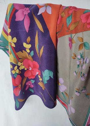 Шелковый платок премиум бренд leonard paris оригинал