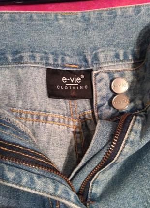 Шорты женские джинсовые.    e-vie clothing3 фото