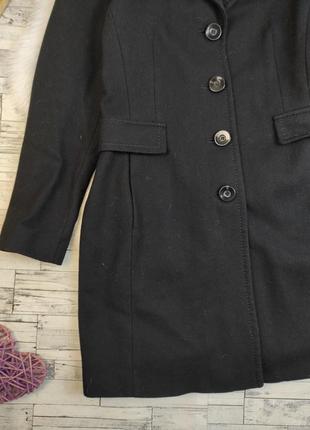 Женское пальто yessica чёрное размер 48 l3 фото