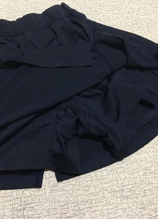 Шорты-юбка спортивная стрейчевая юбка шорты - xxs,xs5 фото