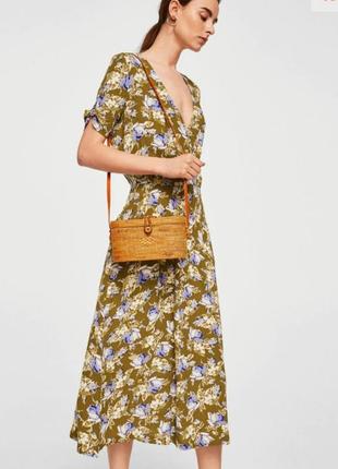 Очень красивое платье из вискозы mango 2