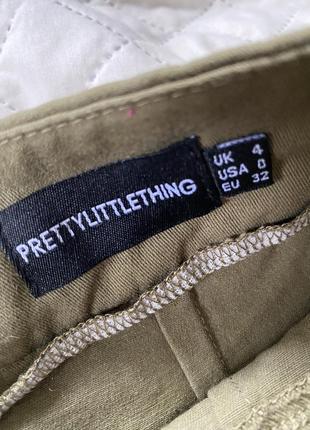 Юбка карго хаки 4