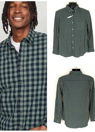 Мужская рубашка в клетку old navy everyday regular fit
