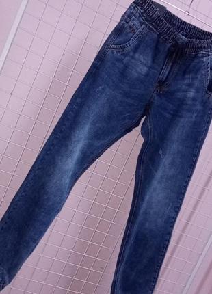 Мужские джинсы джоггеры 33 размер1 фото