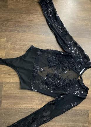 Боди прозрачный