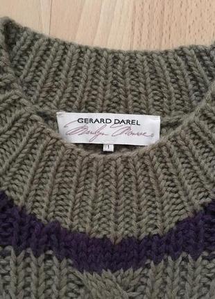 Шерстяной свитер крупная вязка gerard darel5 фото