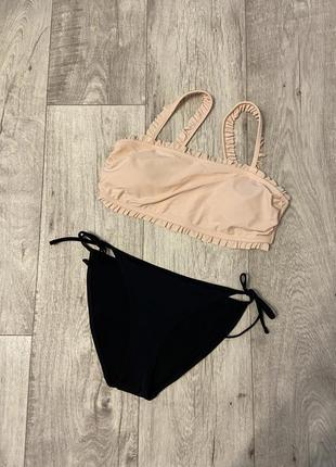 Базовий бежевий топ від купальник asos, розмір 44-46