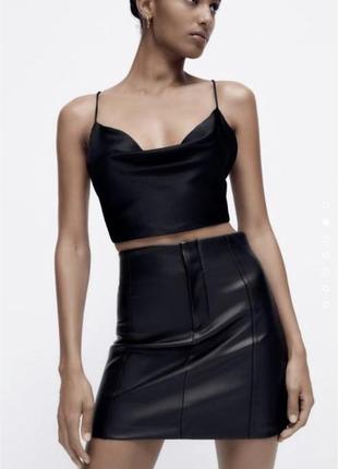 Спідниця шкіряна zara