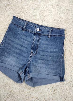 Шорты джинсовые синие h&amp;m3 фото