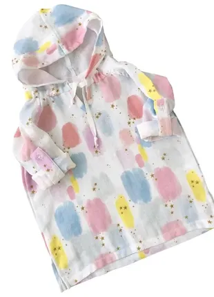 Муслиновая туника, от 9 месяцев до 8 лет, 100% органический хлопок, муслин