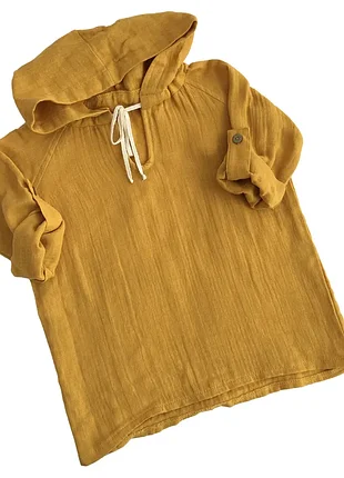 Муслиновая туника, от 9 месяцев до 8 лет, 100% органический хлопок, муслин