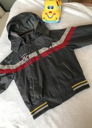 Куртка ветровка, курточка спортивная, куртка с капюшоном на 2 - 3 - 4 года