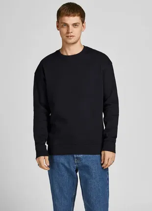 Свитшот jack &amp;jones estar basic relaxed fit black