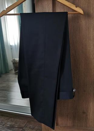 Zara чоловічі штани брюки стильні темно-сині розмір s2 фото
