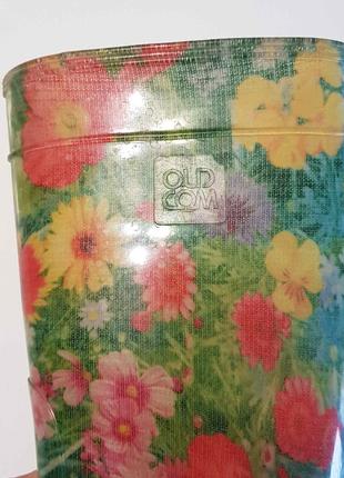 Женские резиновые сапоги 38-39 цветная поляна