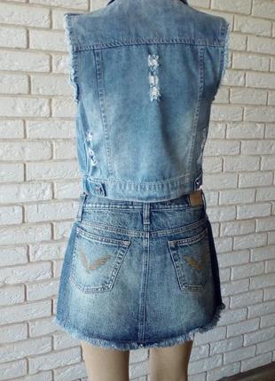 Крутая джинсовая юбка 32   rapsodia 5