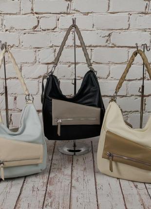 Сумка женская материал - эко кожа цвет бежевый fs 5021-1