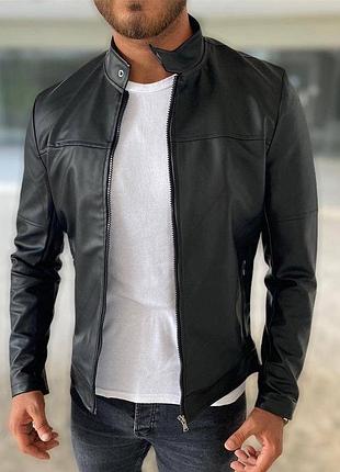 Мужская кожаная куртка