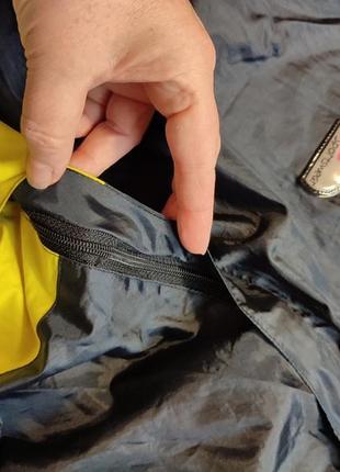 Спортивная куртка дождевик  без капюшона -,сзади на поясние карман на молнии5 фото