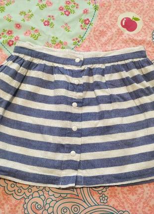 Полосатая юбка для девочки 4-5 лет