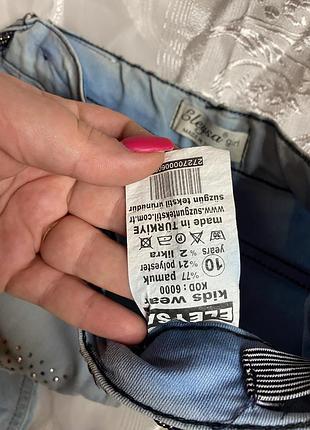 Джинсы для девочки 5