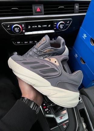 Мужские кроссовки adidas ozelia grey gold