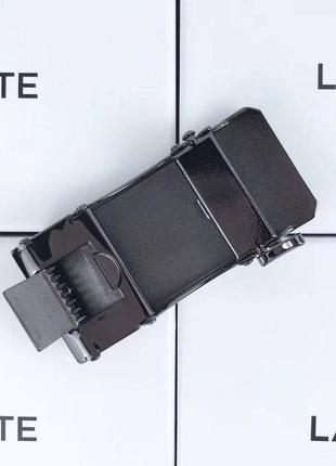 Подарочный набор lacoste мужской ремень черный с пряжкой автомат4 фото