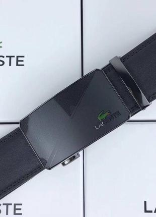 Подарочный набор lacoste мужской ремень черный с пряжкой автомат7 фото