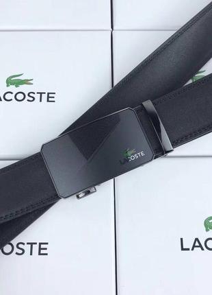 Подарочный набор lacoste мужской ремень черный с пряжкой автомат8 фото