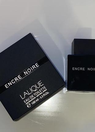 Порожній флакон і коробка від парфумів lalique encre noire