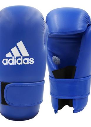 Перчатки полуконтакт для кикбоксинга open hand semi-contact gloves с лицензией wako перчатки adidas2 фото