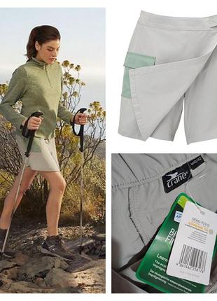 Новые шорты юбка для хайкинга фирменные спортивные карго стильный накладные карманы