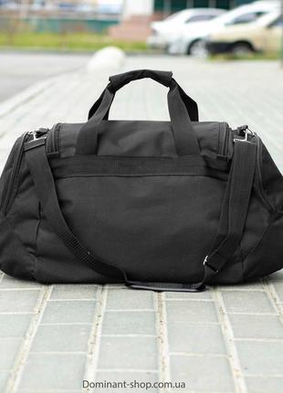 Мужская спортивная сумка дорожная puma tales orange черная для поездок и тренировок...