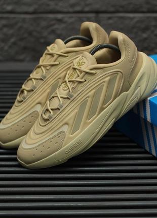 Мужские, бежевые кроссовки adidas ozelia beige