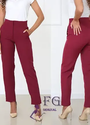 Жіночі прямі брюки з кишенями "jenifer"| розпродаж моделі3 фото