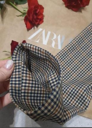 Zara штанишки клеш, резинка на талии, прошитые карманы спереди8 фото