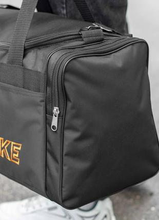 Спортивная дорожная сумка nike m-2 черного цвета на 32 литра для тренировок и поездок качественная7 фото