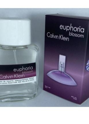 Женские духи тестер Slides CALVIN KLEIN JEANS Pool Slide HM0HM00457 Calvin Navy DW4 duty free 60 ml