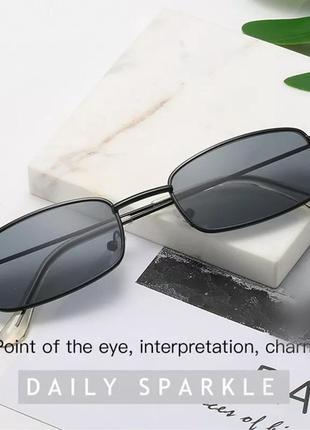Окуляри очки uv400 сонце захисні чорні темні тренд стильні якісні нові