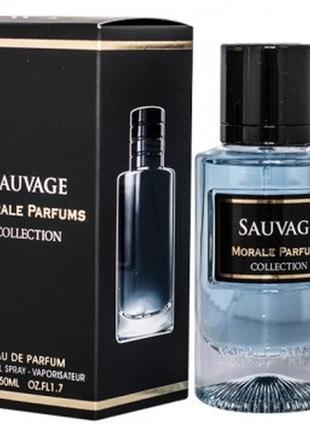 Парфумована вода для чоловіків morale parfums sauvage 50 ml