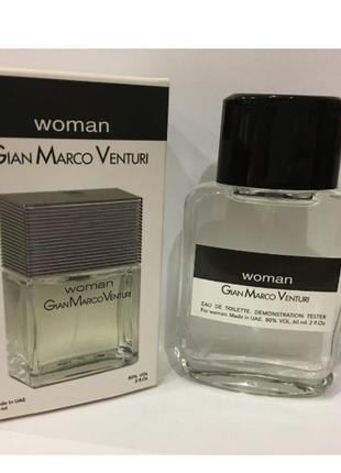 Мини-тестер duty free 60 ml gian marco venturi woman, жан марко вентури