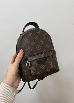 Рюкзак louis vuitton palm springs mini brown black5 фото