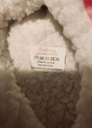 Уютные мягусенькие красивые тапочки-носки foxbury р.36/38 23-24см2 фото