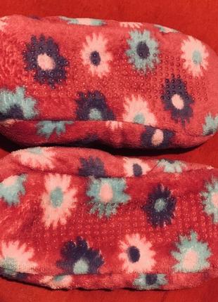 Уютные мягусенькие красивые тапочки-носки foxbury р.36/38 23-24см3 фото