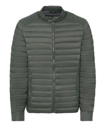 Легка стьобана куртка хакі livergy xl демісезонна утеплена вітровка