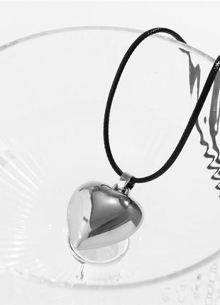 Ланцюжок кольє намисто намисто чокер кулон сердце стильний модний новий5 фото