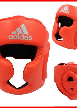Шлем боксерский adidas speed  для бокса и единоборств боксерский классический с полной защитой подбородок